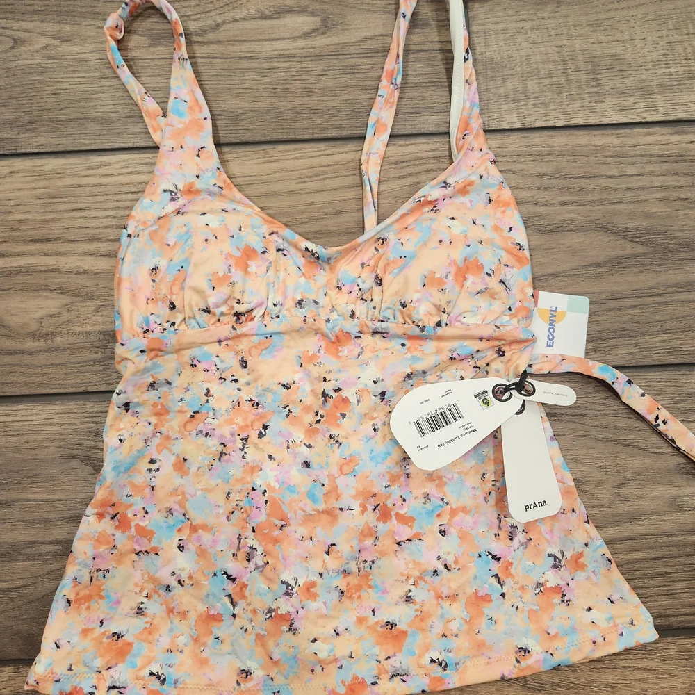 Prana Multicolor Women's Swim Top - Picture 1 of 2